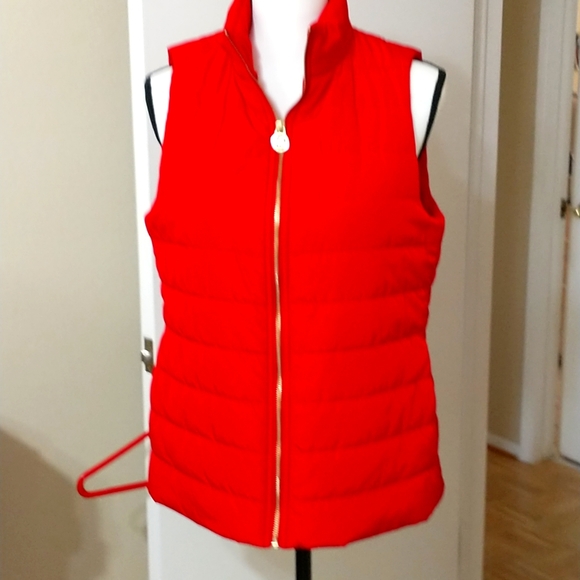 Michael Kors Jackets & Blazers - NWOT MICHAEL KORS VEST QUILTED RED